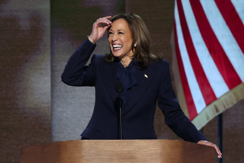 Harris accepts Democratic nomination, vows to be president for all